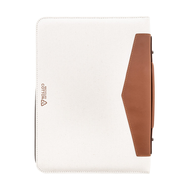 Conférencier personnalisable A4 en toile recyclée - Korpo | pandacolach - 7