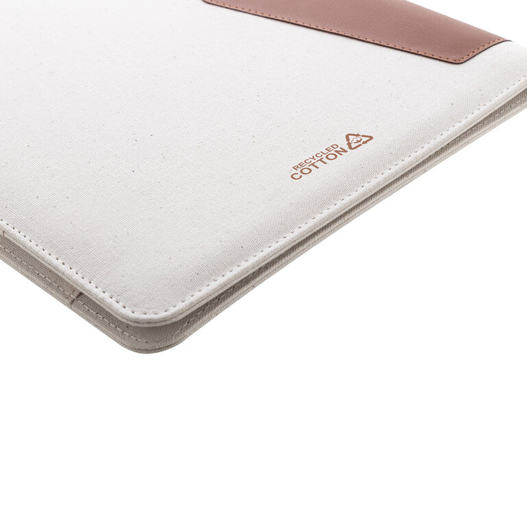 Conférencier personnalisable A4 en toile recyclée - Korpo | pandacolach - 8