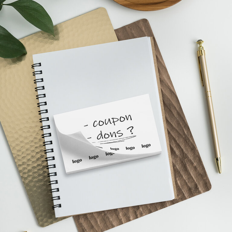 Bloc notes adhésives personnalisé multi-formats - Stickyz | pandacolach - 2