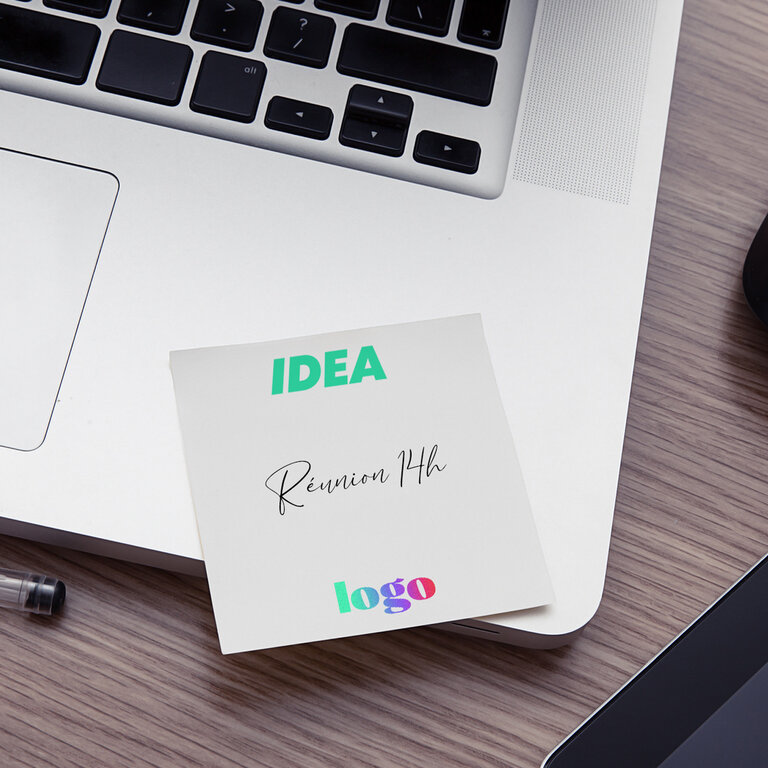 Bloc notes adhésives personnalisé multi-formats - Stickyz | pandacolach