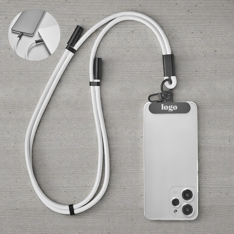 Tour de cou personnalisé ave chargeur 60W - Konect Nek | pandacolach