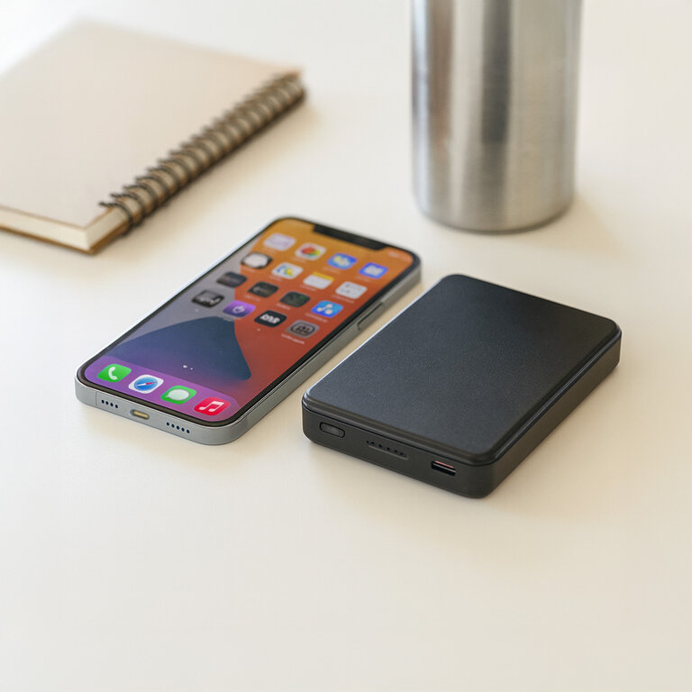 Powerbank personnalisé 5000 mAh 20W en ABS recyclé - Battery | pandacolach - 6