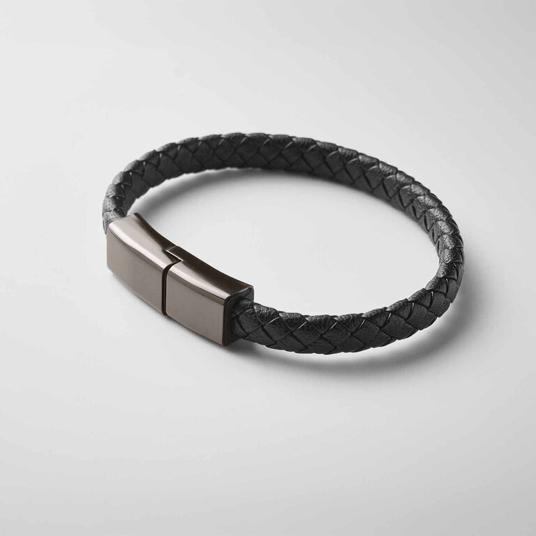 Câble de charge bracelet personnalisable 60W en PU - Chaibran | pandacolach - 2