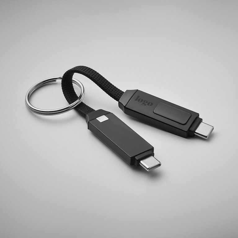 Câble de charge porte-clé personnalisable 60W avec écran LED - Sego | pandacolach