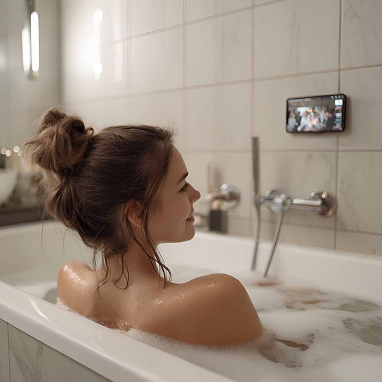 Support téléphone ventouse personnalisable en silicone - Valai | pandacolach - 5