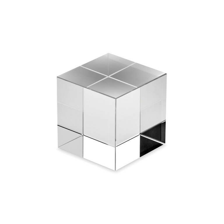 Trophée cube personnalisable en verre – Glazik | pandacolach