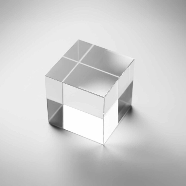Trophée cube personnalisable en verre – Glazik | pandacolach - 2