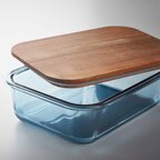 Boîte repas personnalisable en verre avec couvercle en bois – Lunchwood | pandacolach - thumb - 4