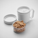 Mug petit-déjeuner personnalisable en PP avec double compartiment – Miami snack | pandacolach - thumb - 4