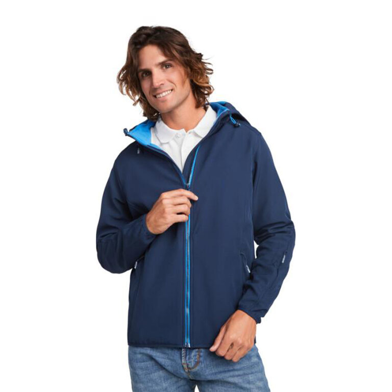 Softshell personnalisable mixte zippée avec capuche et poches - Siberia | pandacolach - 6
