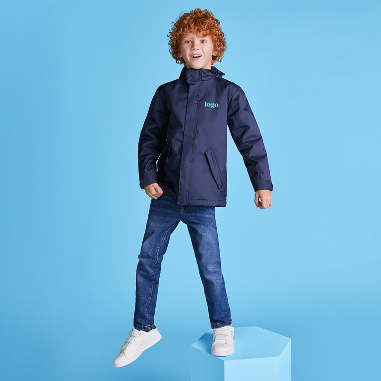Parka personnalisé matelassée à capuche pour enfant - America | pandacolach