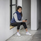 Bodywarmer personnalisé en nylon recyclé - Chocho | pandacolach - thumb - 6