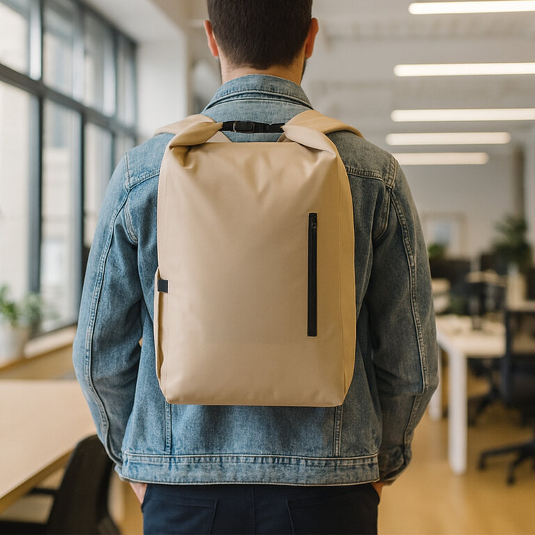 Sac à dos à boucle personnalisable 20L en R-PET 600D – Buckli | pandacolach - 6