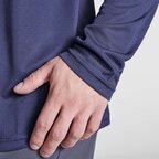 T-shirt de sport personnalisé mixte manches longues en polyester recyclé 120 gr/m² - Estoril | pandacolach - thumb - 6