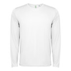 T-shirt de sport personnalisé enfant manches longues en polyester recyclé 120 gr/m² - Estoril | pandacolach - thumb