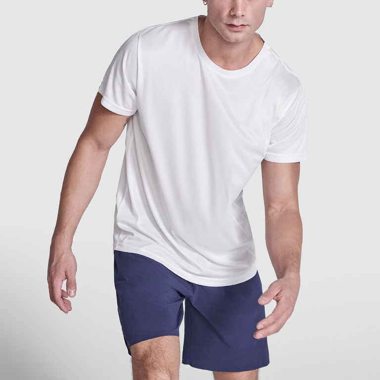 T-shirt de sport personnalisé homme en polyester recyclé 120 gr/m² - Estoril | pandacolach - 4