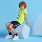 T-shirt de sport personnalisé enfant en polyester recyclé 120 gr/m² - Estoril | pandacola - thumb