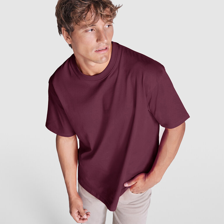 T-shirt oversize personnalisable mixte en coton 210 gr/m² - Bull | pandacolach - 5