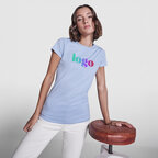 T-shirt personnalisé femme en coton bio 175 gr/m² - Breda | pandacola - thumb