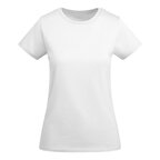 T-shirt personnalisé blanc femme en coton bio 175 gr/m² - Breda | pandacolach - thumb