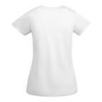 T-shirt personnalisé blanc femme en coton bio 175 gr/m² - Breda | pandacolach - thumb - 1