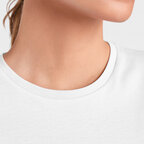 T-shirt personnalisé blanc femme en coton bio 175 gr/m² - Breda | pandacolach - thumb - 6