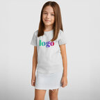 T-shirt personnalisé blanc enfant en coton bio 175 gr/m² - Breda | pandacolach - thumb - 3