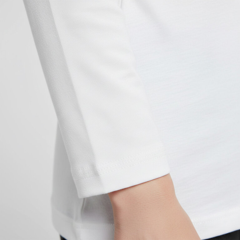 T-shirt personnalisé blanc femme manches longues en coton 160 gr/m² - Extreme | pandacolach - 4