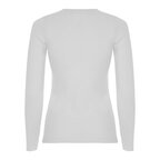 T-shirt personnalisé blanc femme manches longues en coton 160 gr/m² - Extreme | pandacolach - thumb - 1