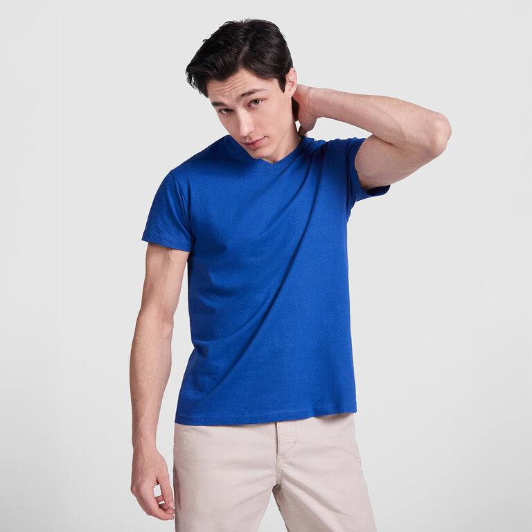 T-shirt personnalisé homme col V en coton 155 gr/m² - Samoyedo | pandacolach - 4