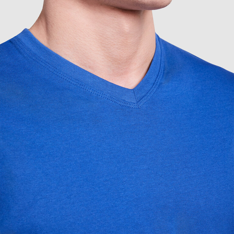 T-shirt personnalisé homme col V en coton 155 gr/m² - Samoyedo | pandacolach - 6