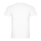 T-shirt personnalisé blanc homme col V en coton 155 gr/m² - Samoyedo | pandacolach - thumb - 1