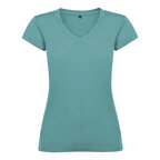 T-shirt personnalisé femme col V en coton 155 gr/m² - Victoria | pandacolach - thumb