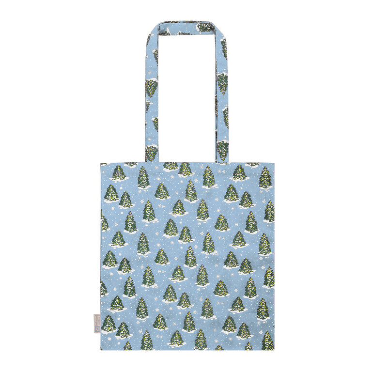 Tote bag personnalisé de Noël en coton recyclé - Ryme | pandacolach - 1