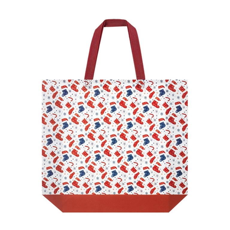 Cabas personnalisé de Noël en non tissé laminé 100 gr/m² - Mascri | pandacolach - 2