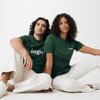 T-shirt personnalisable mixte en coton recyclé 160 gr/m² - Sierra | pandacolach - thumb - 2