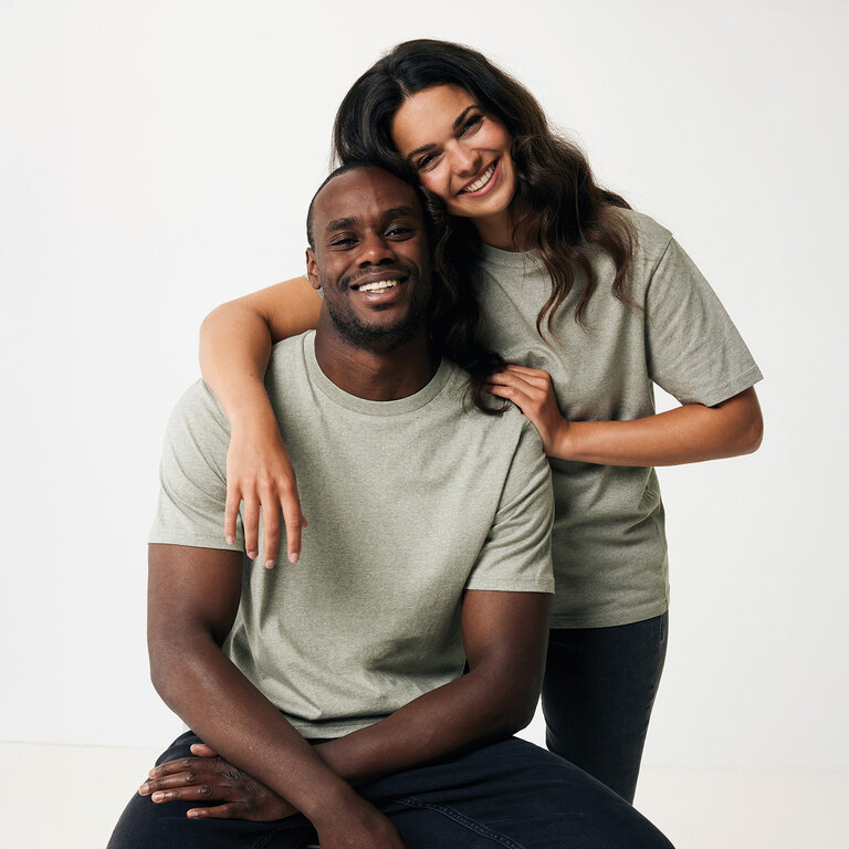 T-shirt personnalisable mixte en coton recyclé 160 gr/m² - Sierra | pandacolach - 4