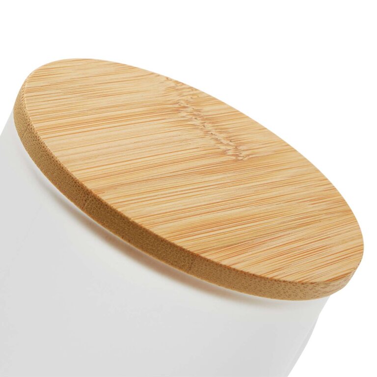 Mug personnalisable en verre avec couvercle bambou 330 ml - Moja | pandacolach - 6