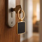 Porte-clés personnalisable à formes en acier avec finition dorée - Wahou | pandacolach - thumb - 6