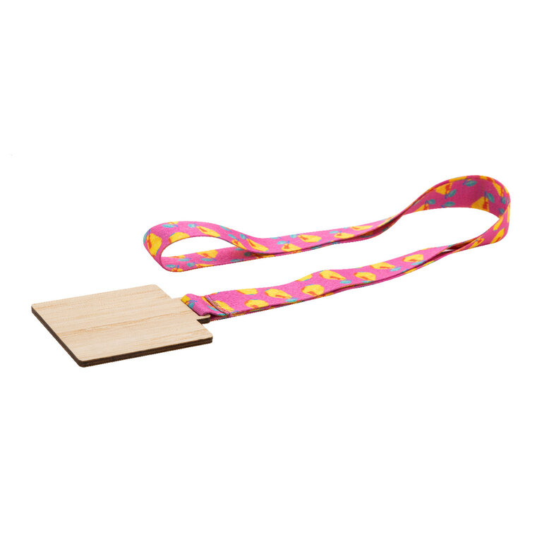 Médaille personnalisable carré en bambou - Bravo Bambou | pandacolach - 4