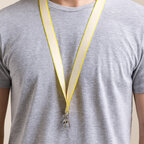 Tour de cou personnalisé en polyester avec bande satin - Difer | pandacolach - thumb - 2