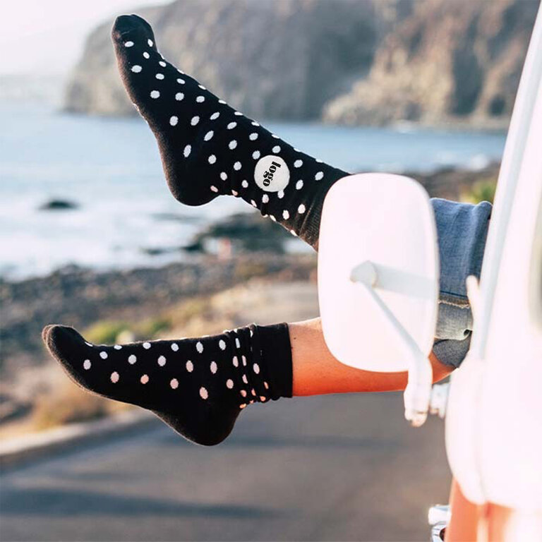 Chaussettes personnalisées en coton - Sakour | pandacolach - 1