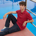 Polo personnalisable mixte en coton 210 gr/m² - Pacific | pandacolach - thumb - 6