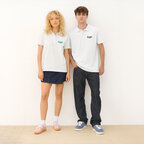Polo personnalisable unisexe blanc en coton 210 gr/m² - Pacific | pandacola - thumb