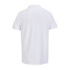 Polo personnalisable mixte blanc en coton 210 gr/m² - Pacific | pandacolach - thumb - 1