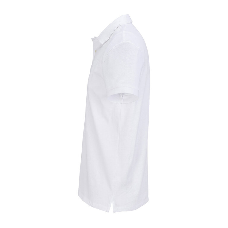 Polo personnalisable mixte blanc en coton 210 gr/m² - Pacific | pandacolach - 2