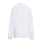 Polo personnalisable mixte blanc manches longues en coton 210 gr/m² - Pacific | pandacolach - thumb - 1