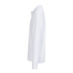 Polo personnalisable mixte blanc manches longues en coton 210 gr/m² - Pacific | pandacolach - thumb - 2