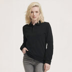 Polo personnalisé mixte manches longues en coton bio 170 gr/m² - Planet Lsl | pandacolach - thumb - 6