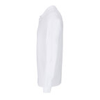 Polo personnalisé mixte blanc manches longues en coton bio 170 gr/m² - Planet Lsl | pandacolach - thumb - 2